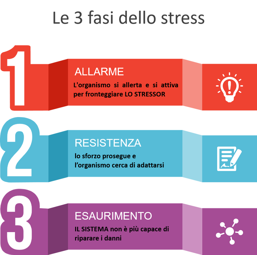 3 fasi dello stress