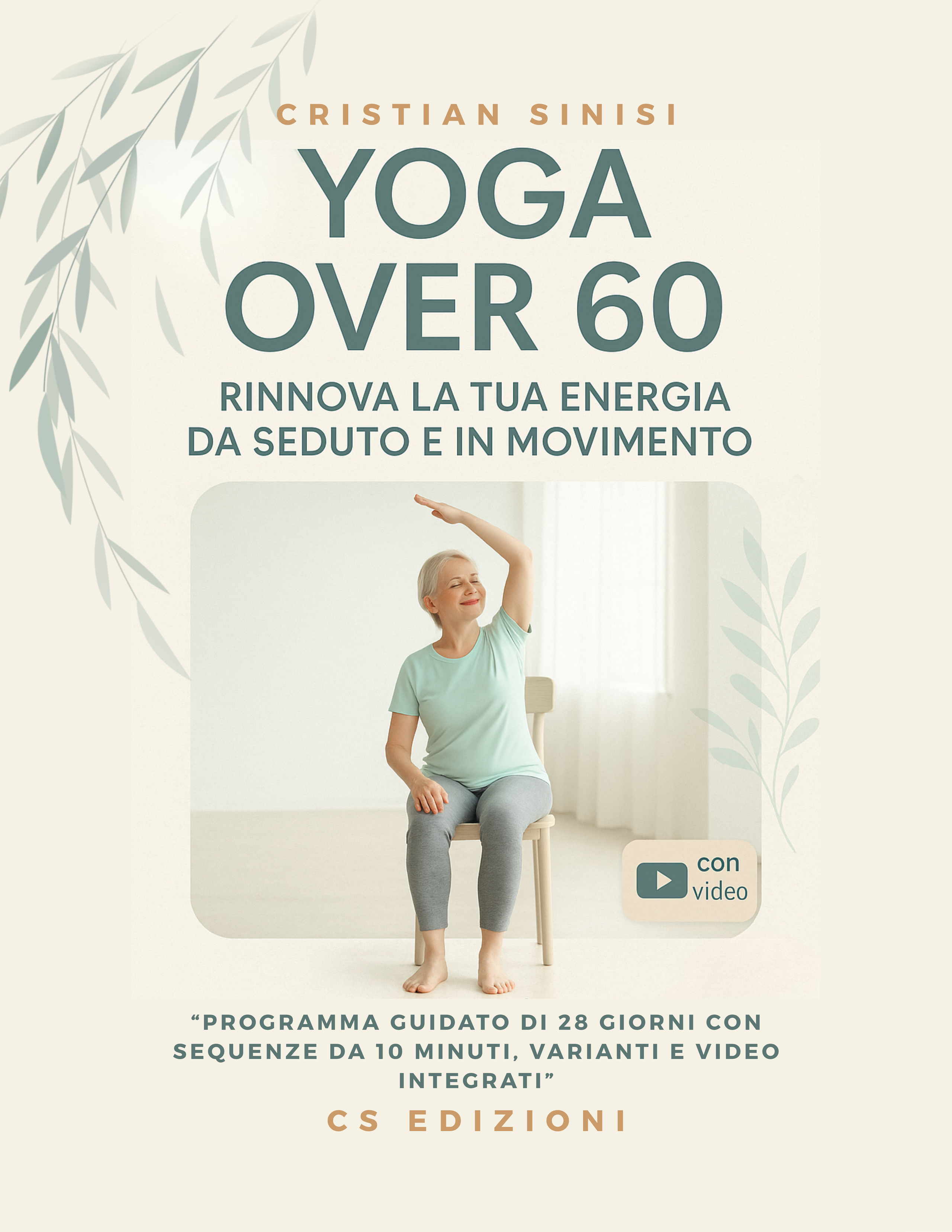copertina del llibro: Yoga over 60 di Cristian Sinisi