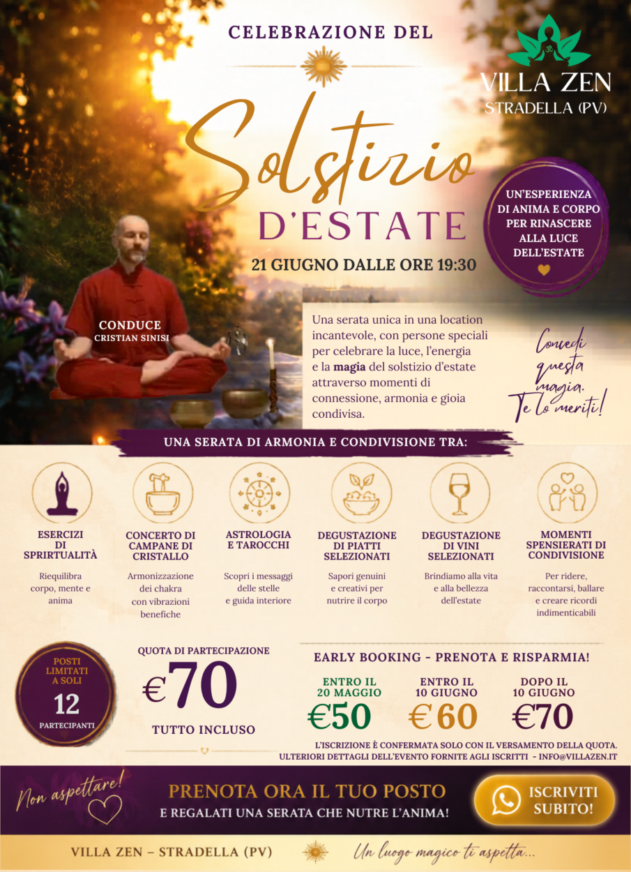 solstizio d'estate - villazen stradella con cristian sinisi