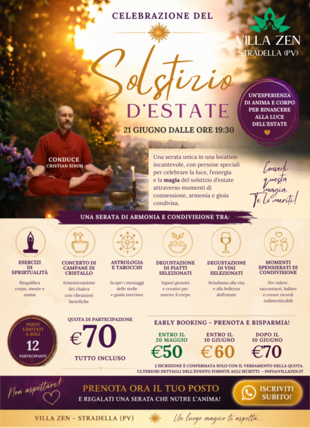 solstizio d'estate - villazen stradella con cristian sinisi